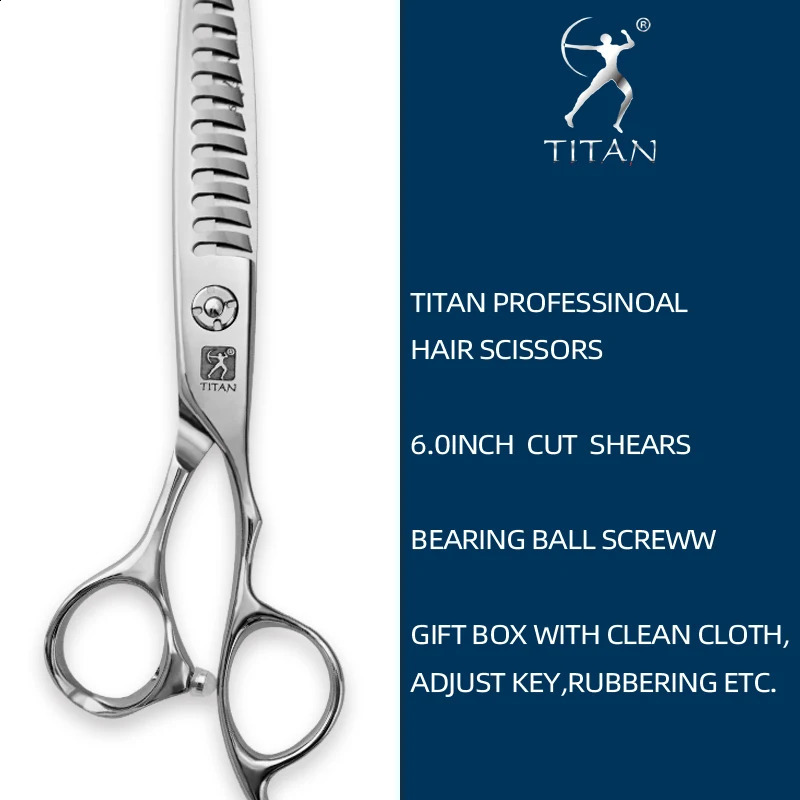 Schaar Titan professionele haarschaar snijden salon schaar kapper dunner scharen kappers 231102