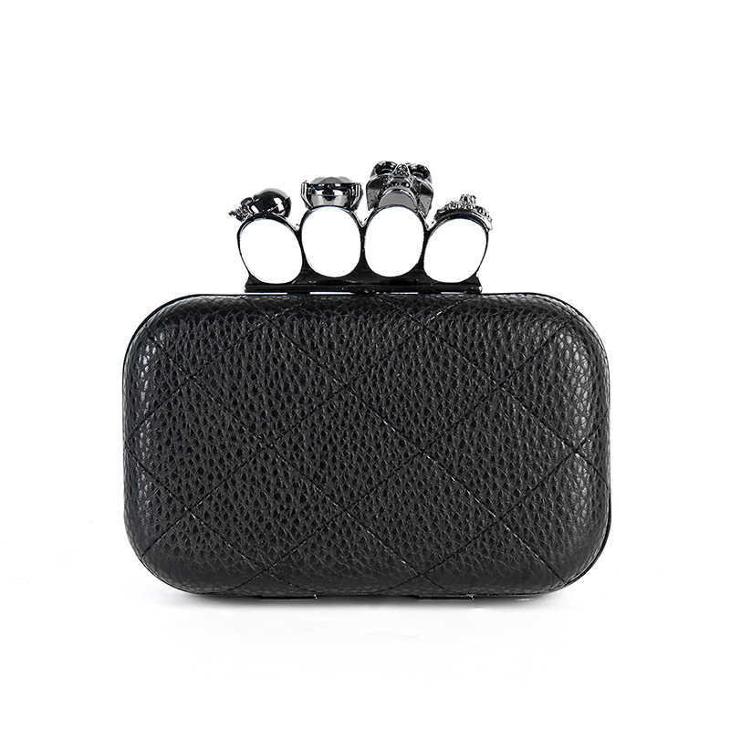 Shopping Bags Xgravity New Fashion Skull Finger Bags Elegant Chain Women Casual Clutches Handbags Envelope Ladies Ghost 050