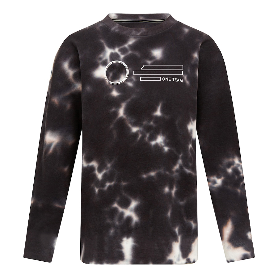 2023 Nuova F1 Tie Dye T-shirt Formula 1 Sito ufficiale T-shirt da uomo Maglia a maniche corte Estate Fans Tuta da corsa Top Tee