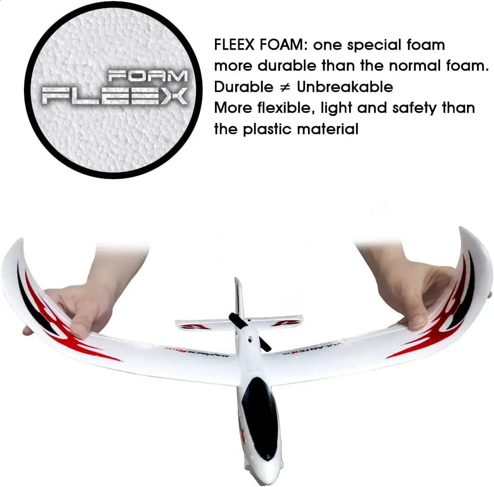 ElectricRC Aircraft RC Avion Ranger600 EPP Mousse 600MM Aile Fixe 2.4GHz 3CH 6 Axes Gyroscope Une Clé Voltige RC Avion RTF 76102 Fighter Jouets Cadeaux 231102