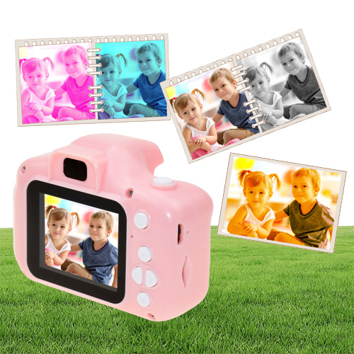 X2 Kids Camera Mini Toys educacionais para presentes de aniversário Presente de aniversário Digital 1080p Projeção videoclipe5282882