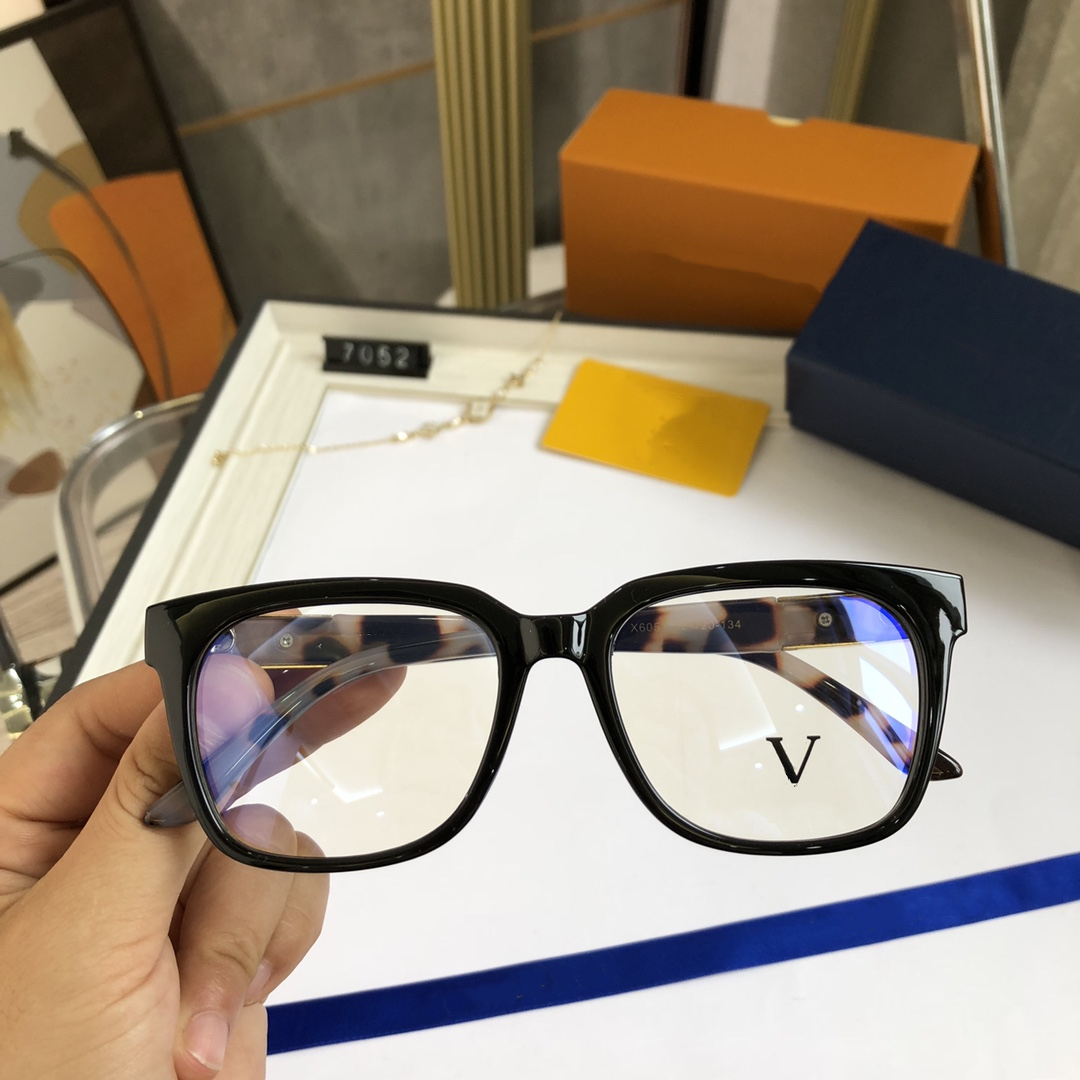 Luxury 2023 Fashion Brand Glasses Sunglasses For men women Vingtage Optical Frames Black Retro Prescription Eyewear Acetate Blue Eyeglasses Frame Man woman