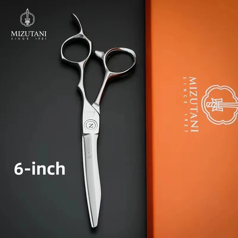 Sax sax Mizutani Barber Professional Frisörsax 60 tum 440C Material High End Salon Hair Cutting Y231102