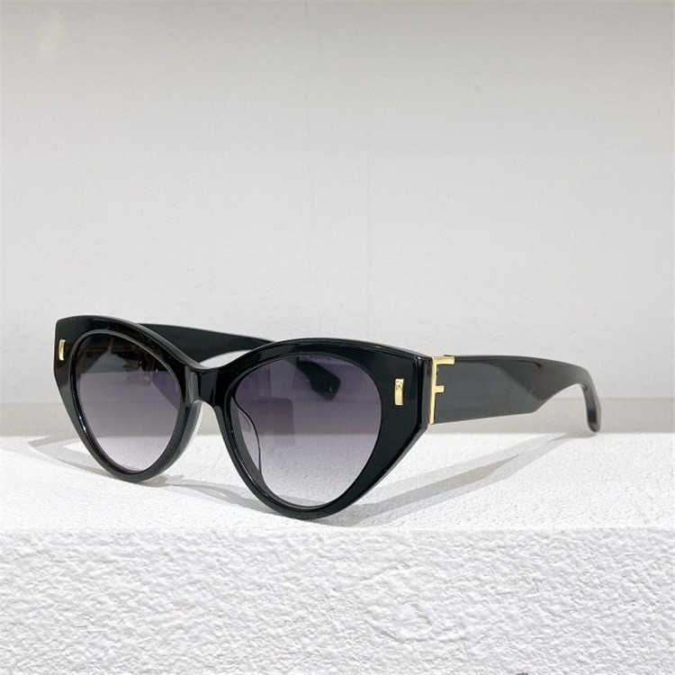 2023 New luxury designer F family new fashion triangle cat's eye star same sunglasses FE40037U