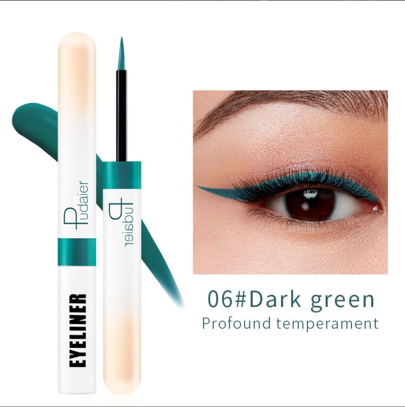 12 kleuren Matte vloeibare eyeliner ingesteld voor oogmake -up, waterdichte superstay langdurige matte eye liners potlood