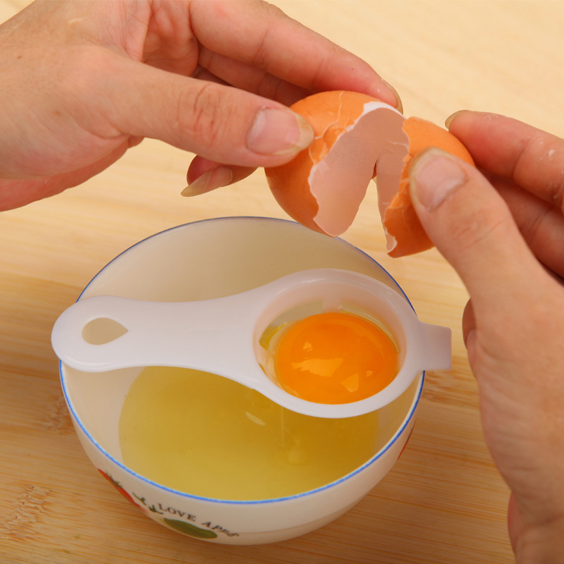 계란 도구 실리콘 홀더 계란 분할기 흡입 계란 분리기 요리 도구 계란 부엌 베이킹 도구