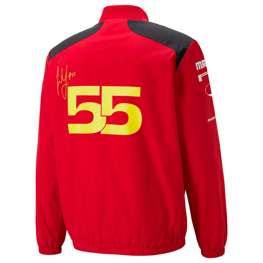 F1 Veste décontractée pour hommes 2023 Nouvelle équipe de Formule 1 Coupe-vent à fermeture éclair rouge Printemps Automne Manteau de course de sport automobile Grande taille personnalisée