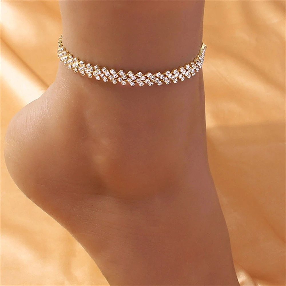 Bracelets de cheville exquis complet bracelet de cheville pour femmes mode coeur croix étoile forme pied chaînes Bracelets cheville accessoires bijoux cadeaux 231102
