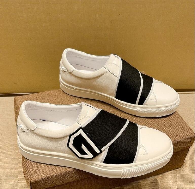 Designer Mens Loafers Luxury Brand Black Shoes Casual skor Male White Man Shoes for Men