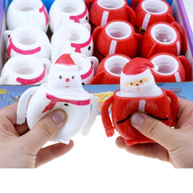 Santa Claus Decompression Toy Christmas toys Cartoon Animal Squeeze Antistress Toy Boom Doll Stress Relief The Toy Figure