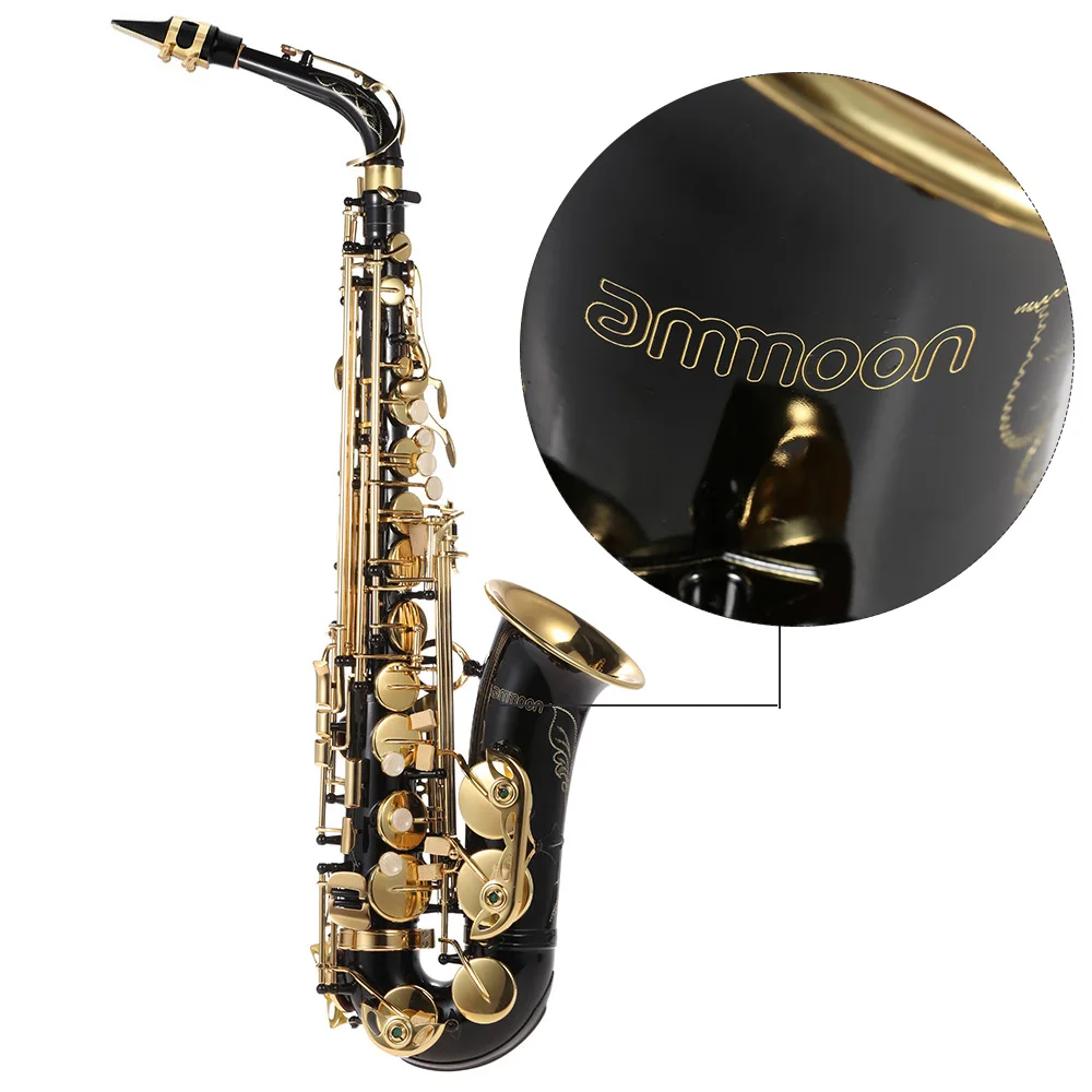 Eb Altsaxofoon Messing Gelakt Goud E Platte Sax 82Z Sleuteltype Houtblazers Instrument Hoge Kwaliteit Op Voorraad Met Accessoires