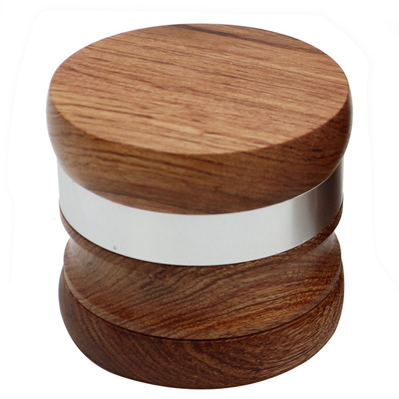 Smoking Natural Wooden Wood Colorful Aluminium Portable Dry Herb Tobacco Grind Spice Miller Grinder Crusher Grinding Chopped Hand Muller Cigarette Holder