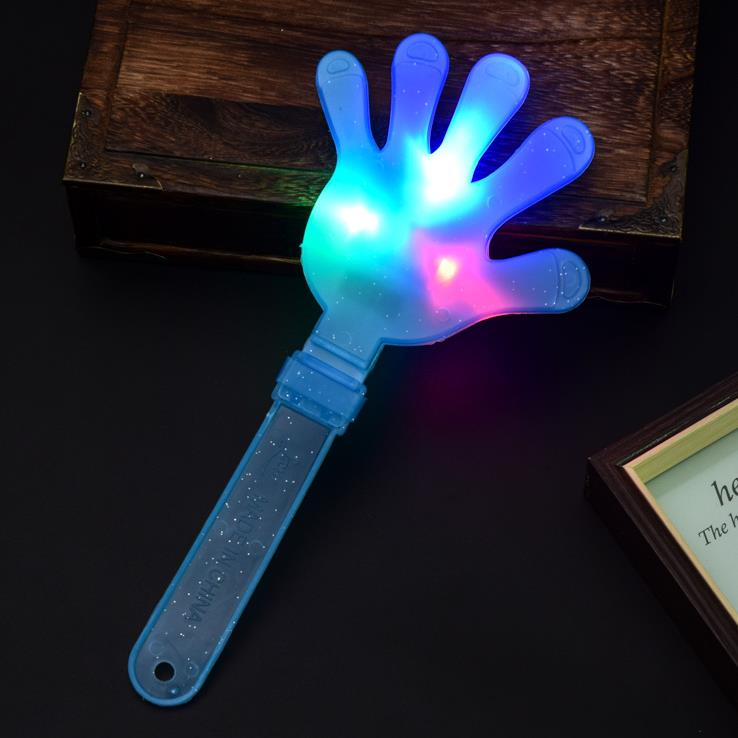 Led Light Up Hand Clapper Concert Party Bar Supplies Novelty Flashing Hand Shot Led Palm Slapper Kids Electronic Wholesale SN5310