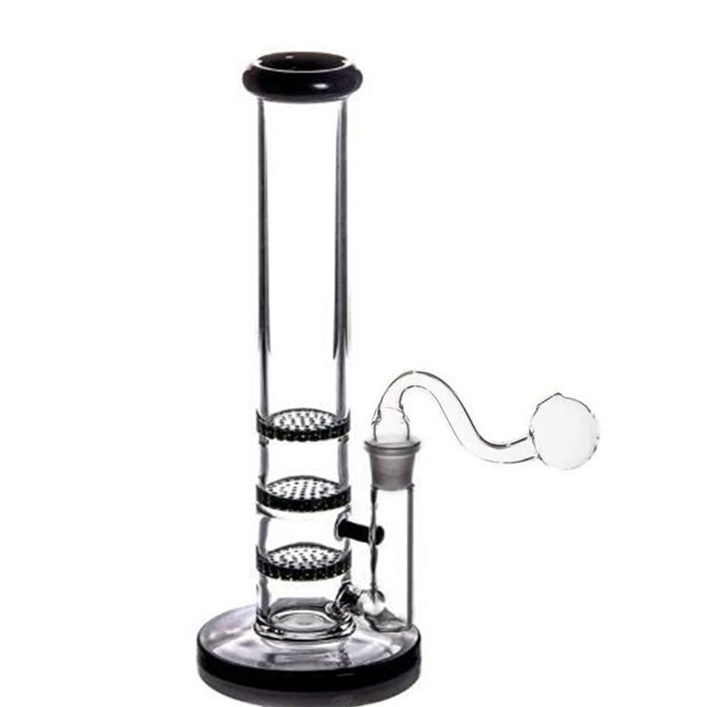 Kalın Cam Su Bongs Baharca Perc Heady Dab Teçhizat Sigara Boru Cam Dabber Yağ Teçhizatları