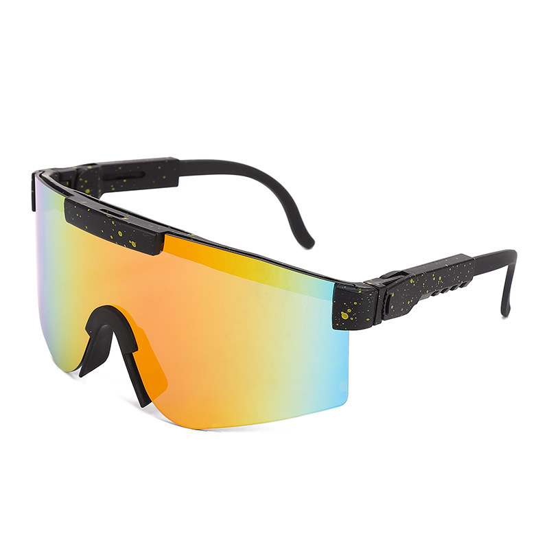 Lunettes de soleil polarisées double large originales mode vibrant cyclisme lunettes de luxe pour hommes lunettes de soleil pour femmes hommes dames demi-monture designers extérieur