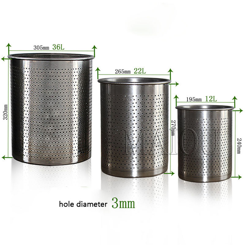 36l Capacidade de suco de frutas comerciais Máquina de suco de suco de suco de aço inoxidável com calça 2T Máquina de junção de polpa manual de uva