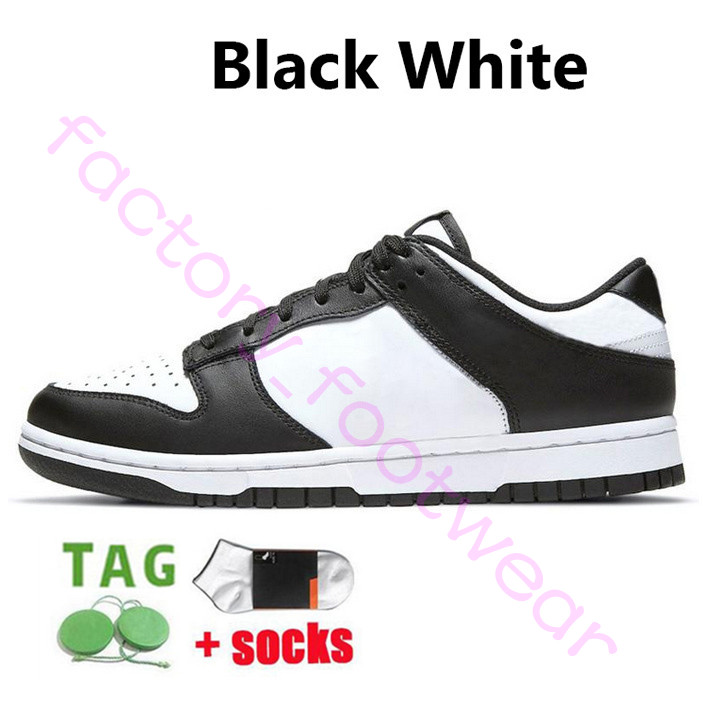 2023 Designer Low OG Męskie buty do biegania Reverse Panda UNC Rose Whisper Pink Bronze Eclipse University Red Chunky Dunky Black White Men Casual Sneakers Kobiety Trampki