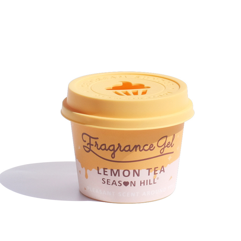 Ice Cream Fire Bire Aromaterape Candle Solid Parfum Fragrance Perfumy do samochodu domowego Auto odświeżacz świeże oczyszczacza powietrza Kobiety i mężczyźni Prezent