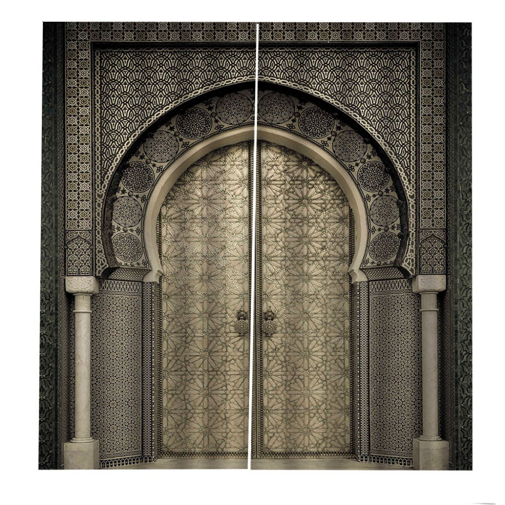 Rideaux de porte européens, rideau de douche imprimé en 3D, imperméable, pour fenêtre, décor de salon et de chambre à coucher