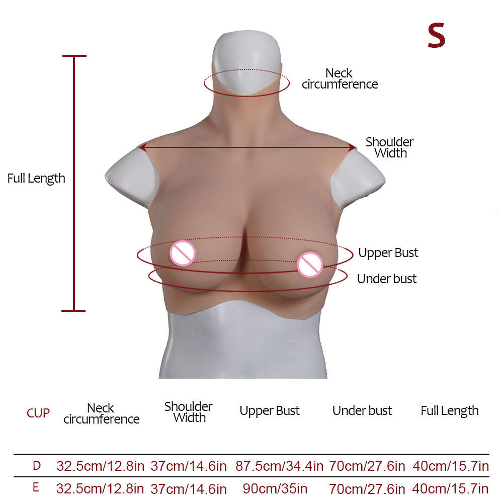 Catsuit kostümlerinin boyutu silikon göğüs oluşturur Yapay gerçekçi göğüs sahte göğüsler