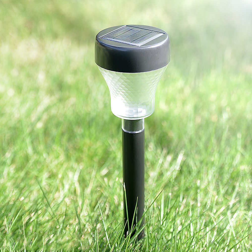 Nyhetsbelysning LED Solar Light Outdoor Garden Solar Powered Landscape Lamp för uteplats staketväg Laggarddekoration Vattentät trädgårdsbelysning P230403