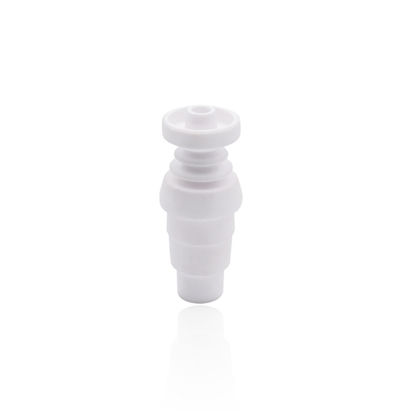 CSYC CE009 Punte in ceramica senza cupola Accessori tubi da fumo 14mm 18mm Femmina Maschio 4 in 1 Chiodi Strumento cera Dab Bong in vetro