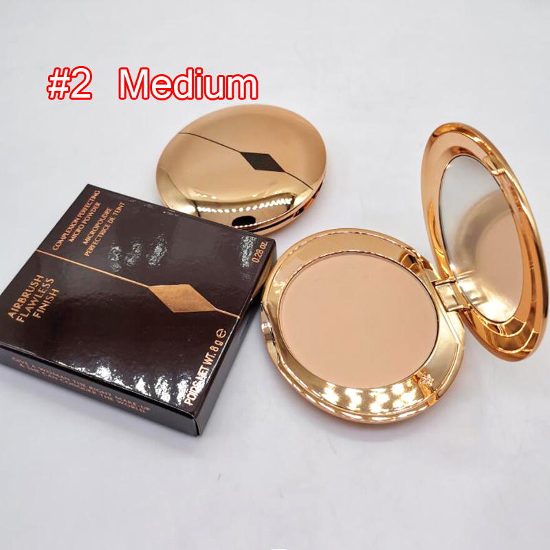 Top quality Brand Complexion perfecting Micro powder Airbrush Flawless Finish 8g FAIR & MEDIUM face makeup