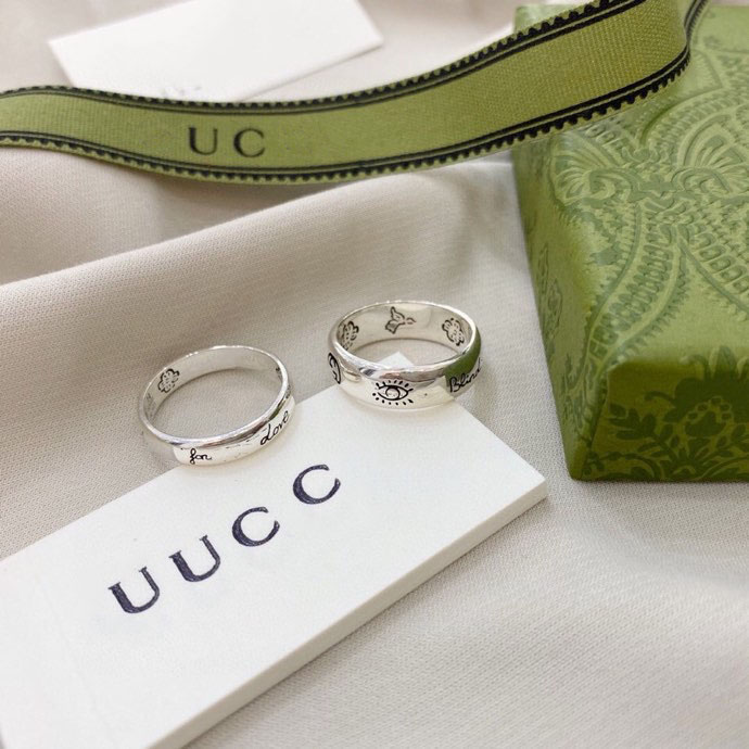 Anelli di design di lusso Anelli con lettera d'argento uomo e donna con lo stesso anello di coppia di paragrafo Moda cento con accessori anelli alla moda Buon regalo