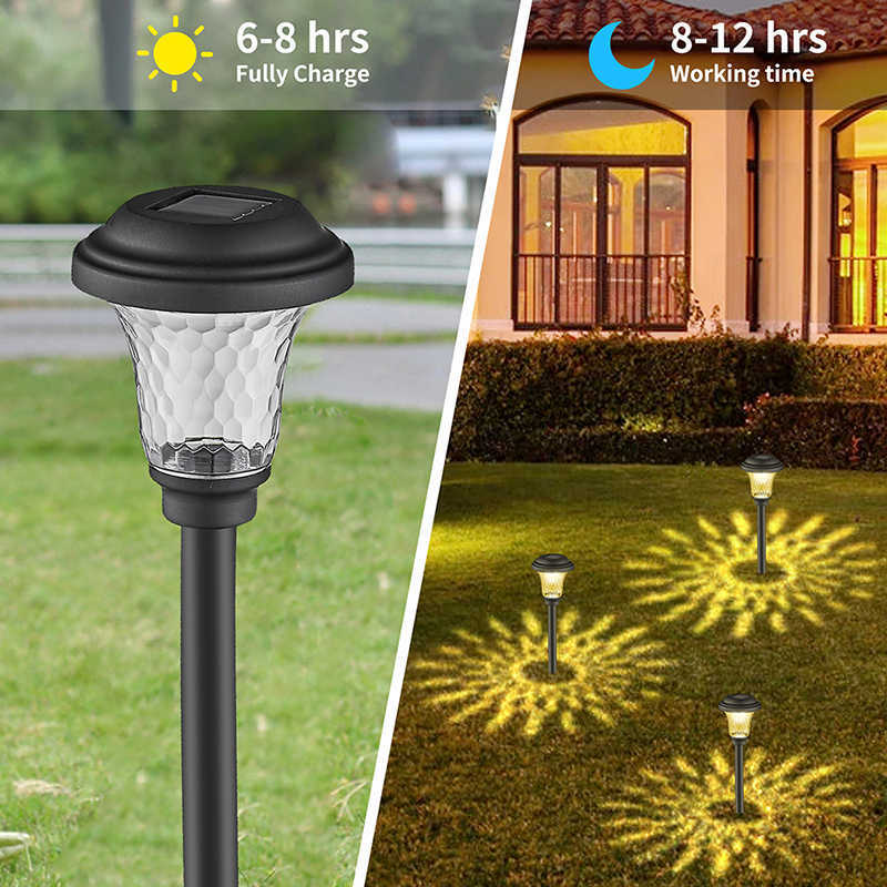 Lâmpadas de gramado Luzes de jardim LED LED LUZ LUZ RGB RGB Mudança de solar Lâmpada de gramado para decoração de jardim Lâmpadas de grama penduradas penduradas P230406