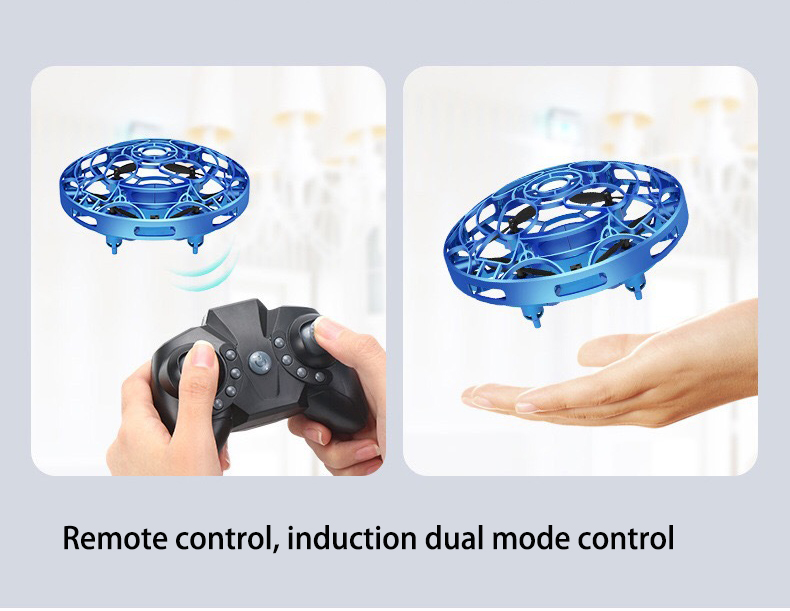 M59 Mini UFO Control remoto Infrarrojos Detección manual Inducción Modelo dual Drone Helicóptero Cuadricóptero eléctrico portátil Dron Juguetes para niños