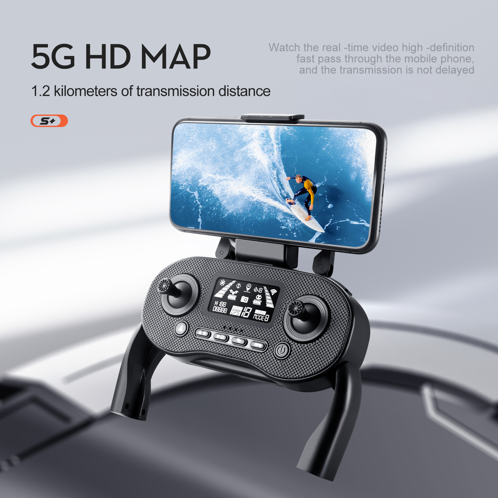 2023 Nouveau 6K Dual HD Camar RC 1.2KM Endurance 25 min Drones professionnels 5G Moteur sans balais Positionnement GPS 360 laser intelligent évitement d'obstacles