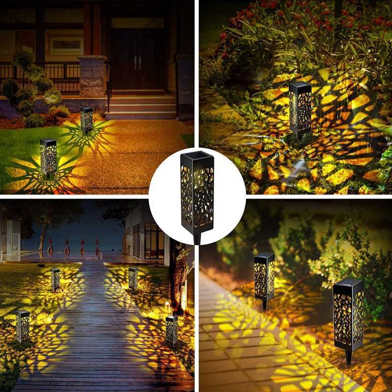 Nouveauté Éclairage Solaire Jardin Lumière Étanche Extérieur Pelouse Lampe Jardin Solaire Projecteur Voie Paysage Solaire Souterrain Lumière Décor Rue P230403