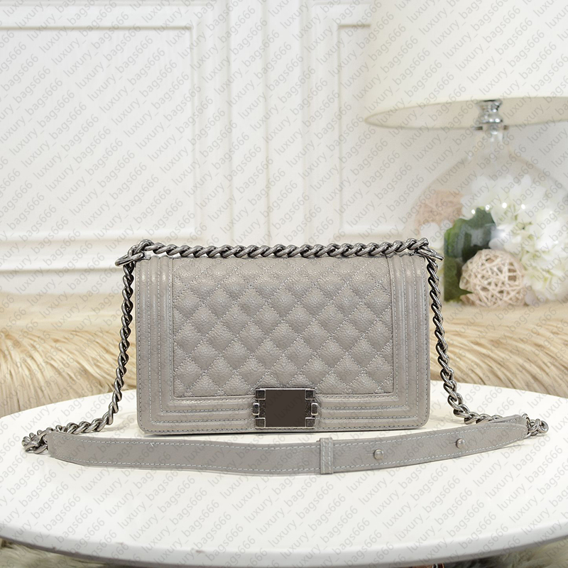 CC Bag crossbody väskor designer väska dampåsar handväska axelpåse klaffpåsar sling sidpåse kalvskinn silver metall kedja handväska lås quiltade väskor litchee mönster väska