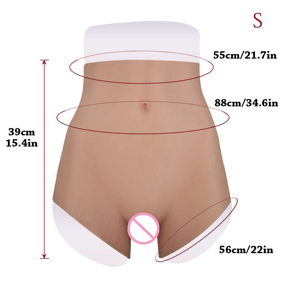 أزياء Catsuit S Size Silicone Vagina Banties Pressy Banty واقعية مهووسة عبر الجنسين