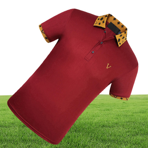 Designer -Streifen Polo -Shirt T -Shirts Schlange Polos Biene Blumensticke Herren High Street Mode Polo Tshirt5637840