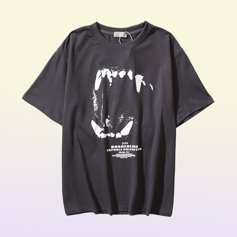 メンコットンTシャツ半袖ペソヴィンテージグレープリントヒップホップカジュアルTシャツメン039SレディースティーサイズMXXL8767688