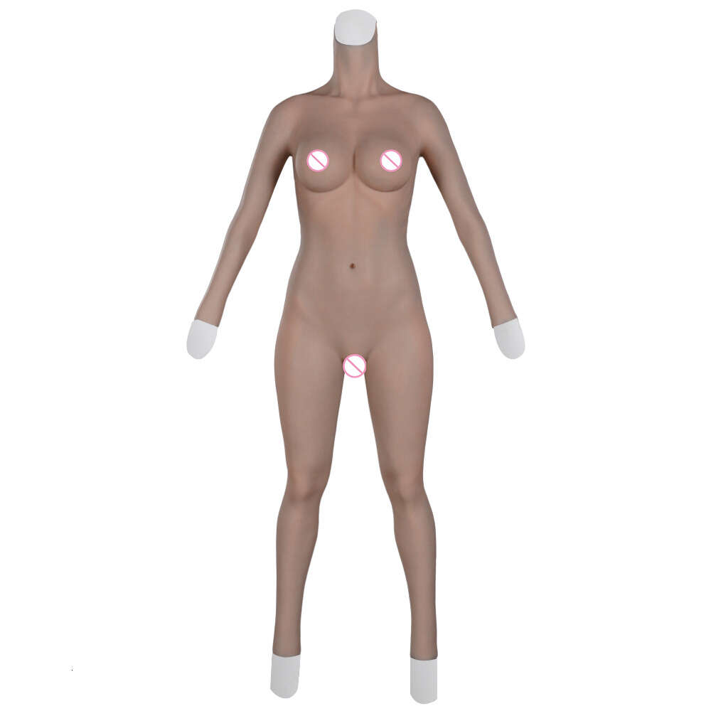 Costumes Catsuit en Silicone, manches E Cup, sans huile, pantalon Long complet, transgenre Drag Queen, Cosplay