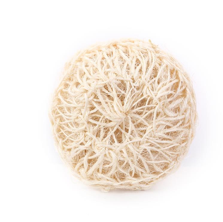 SISAL BATH SPONGE Natural Organic Marticed Planted Sclaide Ball Ball Scliating Crochet Screb Screen Bubber Scrubber SN5202