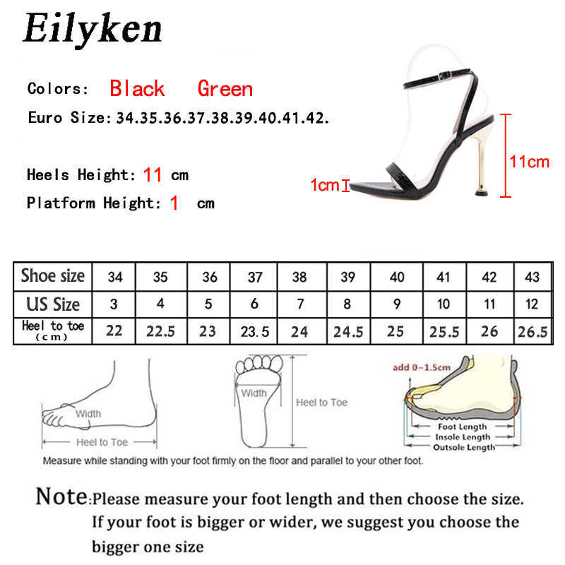 Top Ankle Buckle Strap Green High Heels Sandaler Kvinnor Point Toe Party Female Shoes Sandalias Mujer 230306