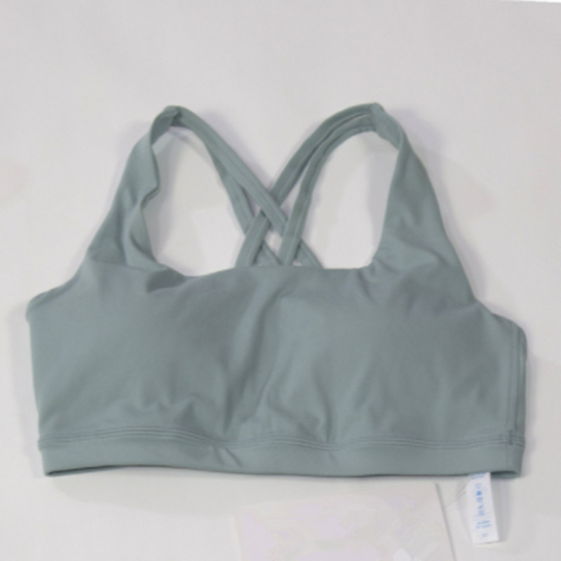 Lu Fitness para mujer, mallas de yoga para correr, belleza, correa para el hombro, entrenamiento, gimnasio, top para mujer, secado rápido, ropa interior transpirable que absorbe el sudor