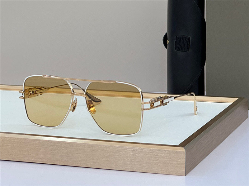 New fashion design square sunglasses EMPERIK metal frame Inspired by the two-toned look of luxury watches high end outdoor UV400 protection glasses