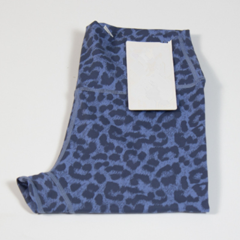 Cintura alta Yoga Tight Leopard Camo Print Mujer Fitness Pantalones Gimnasio Deportes Cintura Elástica Alineación Soft Fit