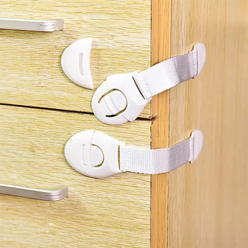 Soporte de utensilios de cocina Baby Safety Lock Adhesive Puerta Ayunta de armario Cajón de seguridad Cerradería de seguridad
