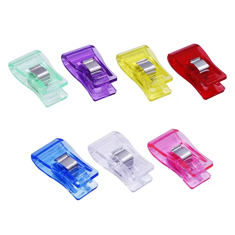 Newparty Favor Bindande klämma Hushållning Plastic Wonder Clips Holder For DIY Patchwork Fabric Craft Sying Sticking 