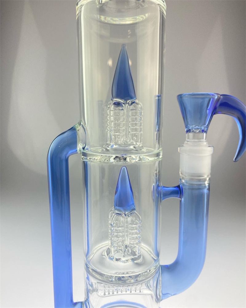 18 inch rookpijp blauwe accenten bong 18 mm gezamenlijke fabriek directe prijs