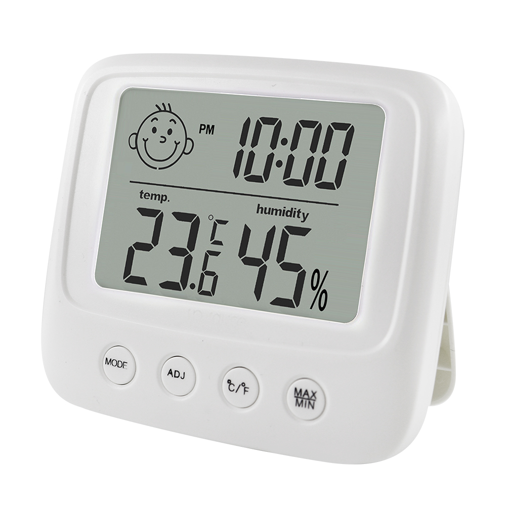Cyfrowy LCD W pomieszczenia wygodna temperatura czujnika wilgotności termometr higrometr