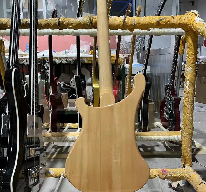 Guitare électrique Ricken 4003 Bass, corps de Basswood, couleur Burlywood, touche en palissandre, 4 cordes Guitarra, livraison gratuite