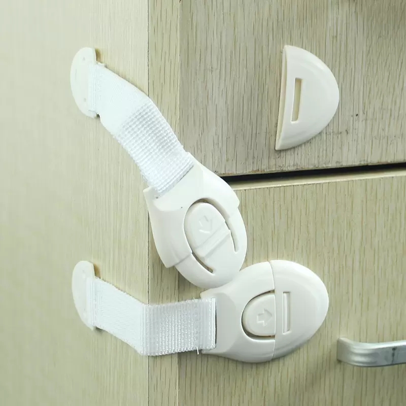kitchen utensil holder Baby Safety Lock Adhesive Door Cupboard Cabinet Fridge Drawer Safety Locks