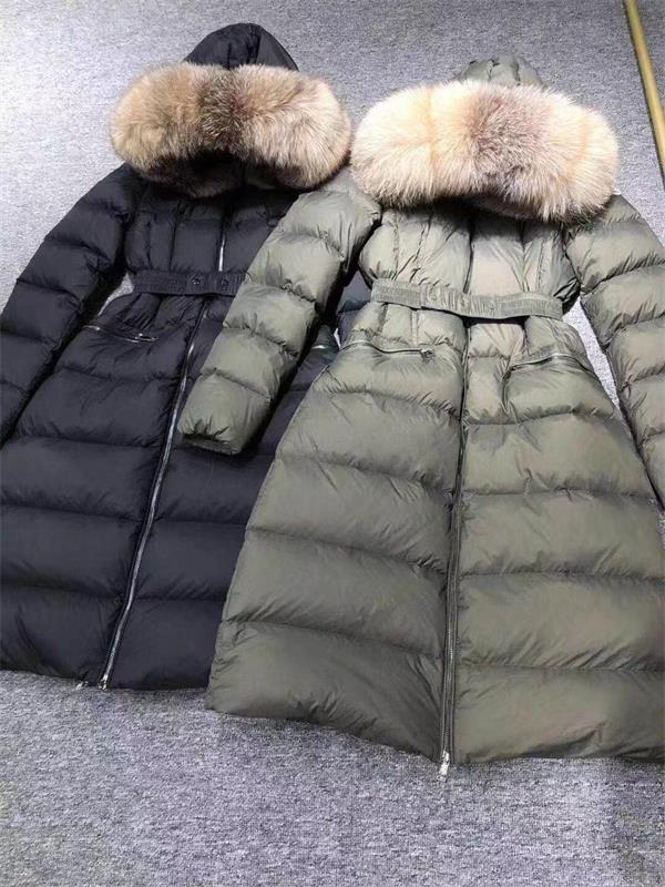 Top quality designer women`s down shiny purffer jackets parkas black coats winter hooded casual feather outwear double heated padded puffer jacket down