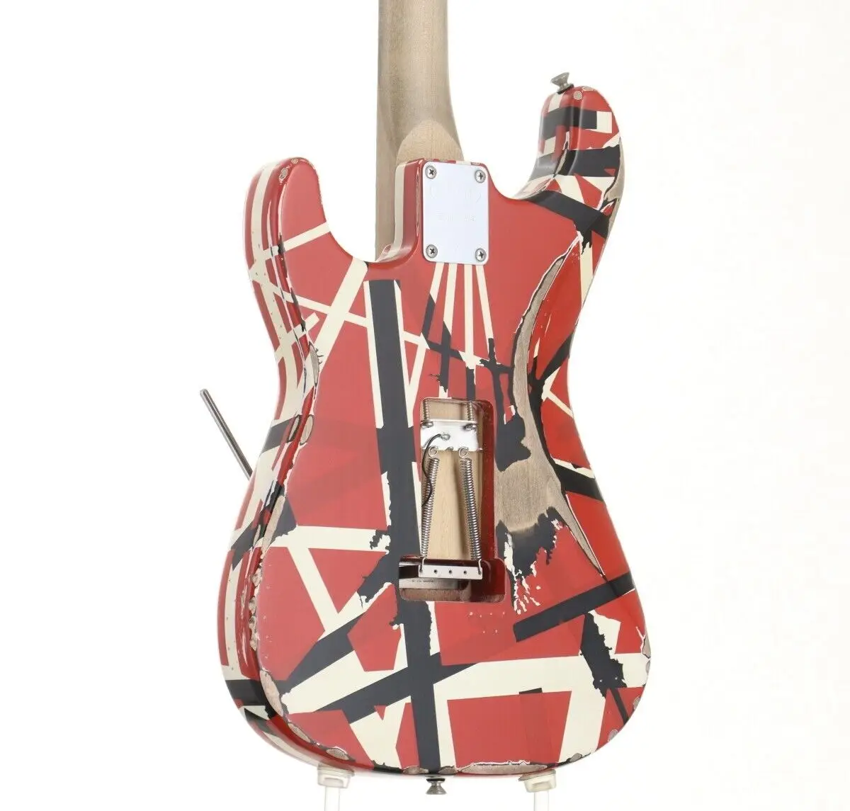 Guitare électrique EV H Stripe Series Frankie Red Black White Relic comme sur les photos